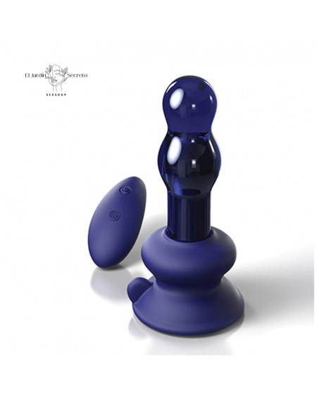 Plug Anal 10cm con Vibración Plug Bola Cristal Icicles 84 Pipedream