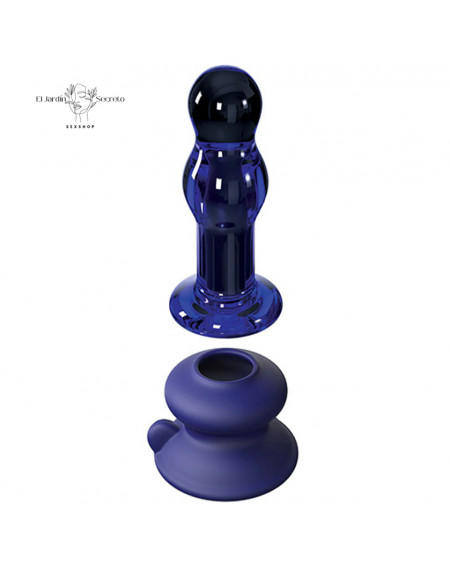 Plug Anal 10cm con Vibración Plug Bola Cristal Icicles 84 Pipedream