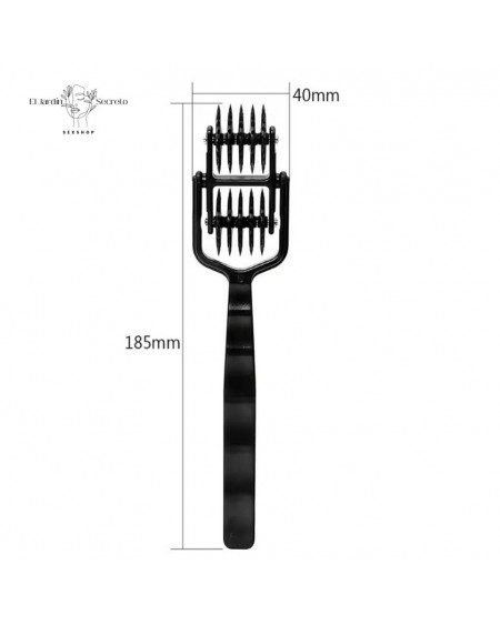 Rueda Wartenberg BDSM Negro Doble Rueda BDSM Bondage