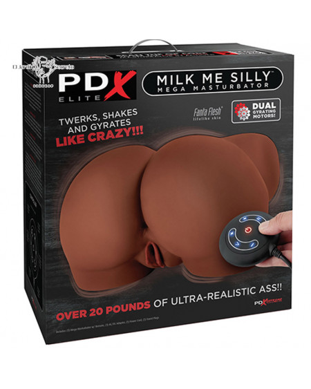 Mega Masturbador para pene Pdx Elite Milk Me Silly Brown