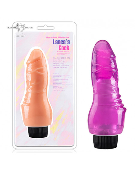 Vibrador 18cm Juguete Sexual Vibrador Realista
