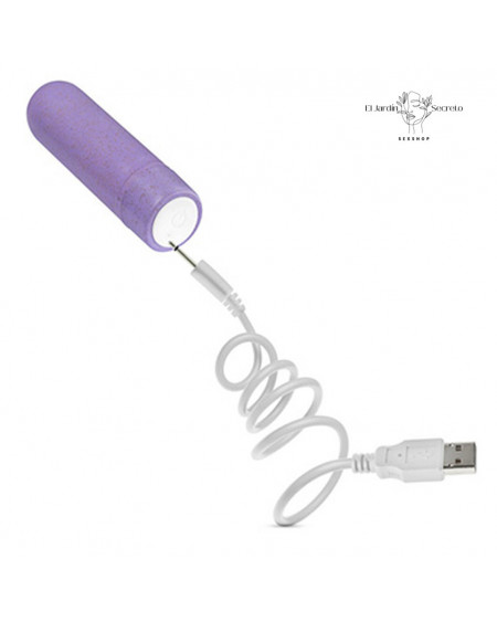 Mini Bala Vibrador 7cm Para Clítoris y Pezones Eco Bullet Lilac Blush