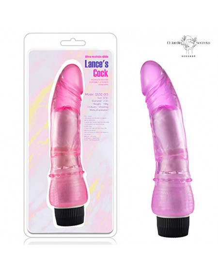 Vibrador 20cm Juguete Sexual Vibrador Curvo Realista