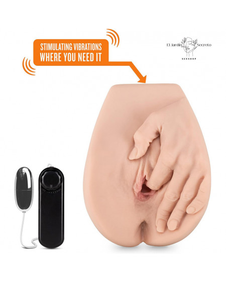 Masturbador para pene entrada anal y vaginal Spread Me Beige Blush