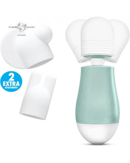 Vibrador 3 Cabezas para Clítoris y pezones Noje Fauna Sage Blush