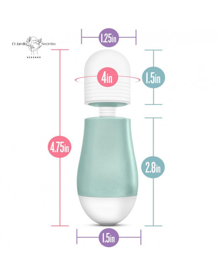 Vibrador 3 Cabezas para Clítoris y pezones Noje Fauna Sage Blush