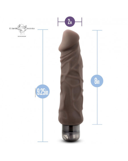 Vibrador 24cm Realista Anal o Vaginal Punto G X5 Hard On Vibrating Brown Blush