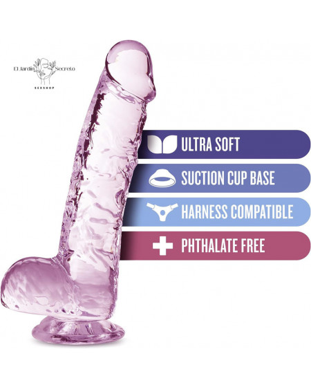 Dildo realista 15cm Crystalline Dildo Rose Blush