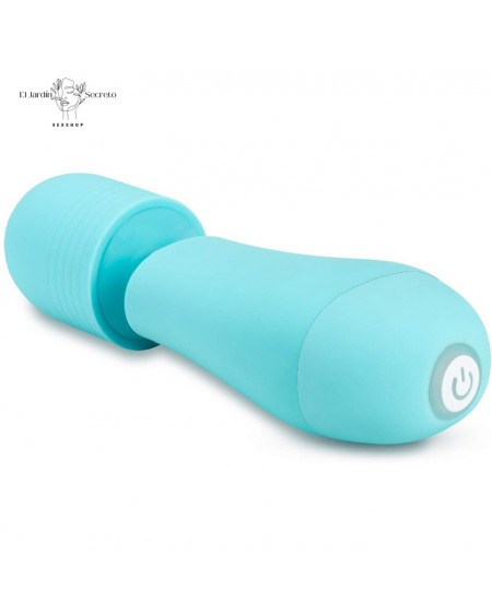 Mini Vibrador Cabezas intercambiables Petite Massage Wand Blue Blush