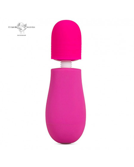 Mini Vibrador Cabezas intercambiables Petite Massage Wand Pink Blush