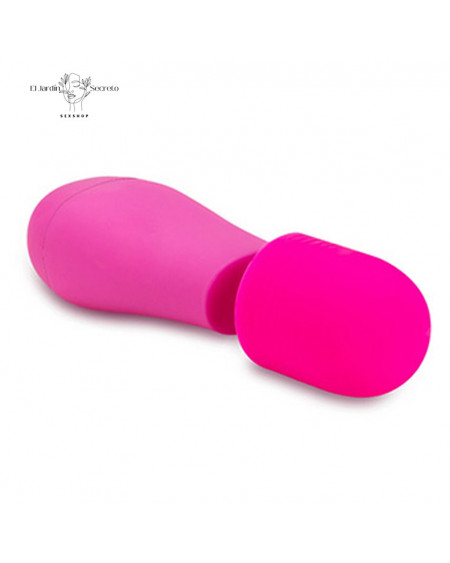 Mini Vibrador Cabezas intercambiables Petite Massage Wand Pink Blush