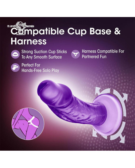 Dildo Anal Punto G 11cm B Yours Sweet Small Cup Purple Blush