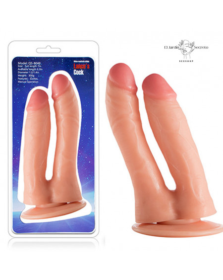 Dildo 18cm Dildo Doble Penetración Anal o Vaginal Punto G