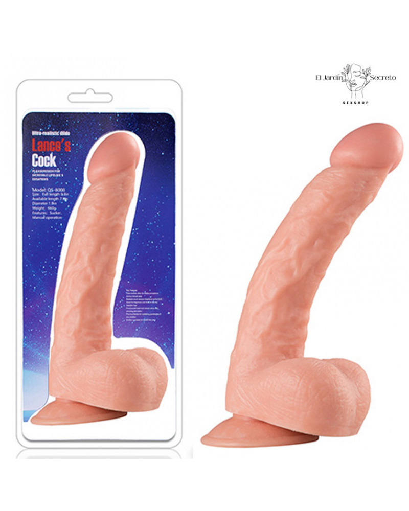 Dildo 25cm Dildo realista sexo Penetración Anal o Vaginal Punto G