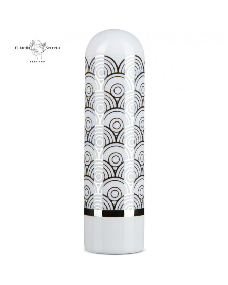 Mini Bala Vibrador 6cm Clítoris Glitzy Halo Silver Blush