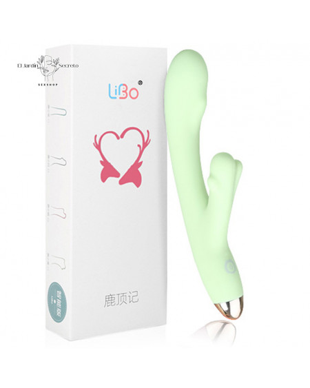 Vibrador 22cm Vibrador para Punto G y Clítoris Libo Magic Vibrator C