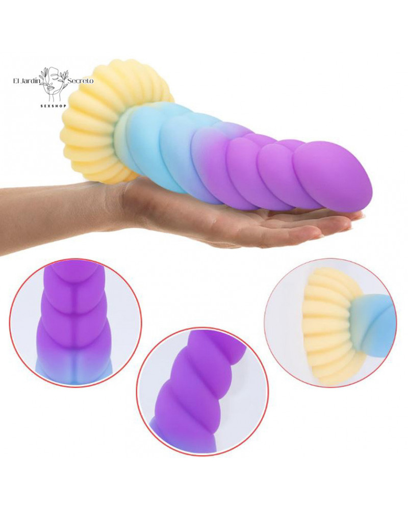 Dildo 14cm Dildo de Fantasía Dildo Anal vaginal Punto G de dragón de silicona
