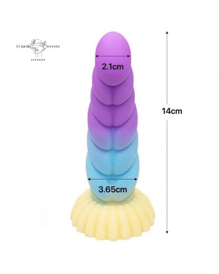 Dildo 14cm Dildo de Fantasía Dildo Anal vaginal Punto G de dragón de silicona