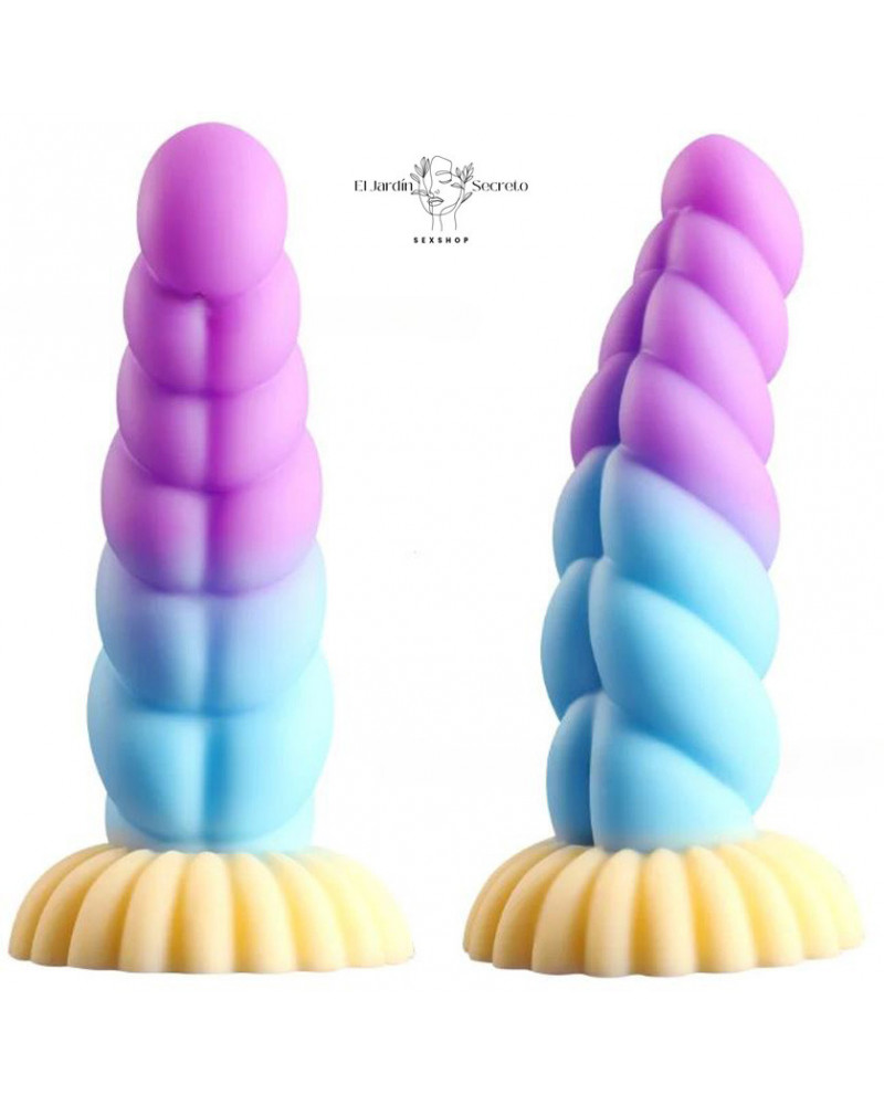 Dildo 22cm Dildo de Fantasía Dildo Anal vaginal Punto G de dragón de silicona