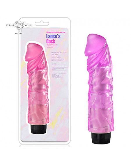 Vibrador Rosa realista 20cm Recargable Vibrador Punto G