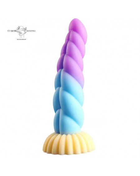 Dildo 22cm Dildo de Fantasía Dildo Anal vaginal Punto G de dragón de silicona