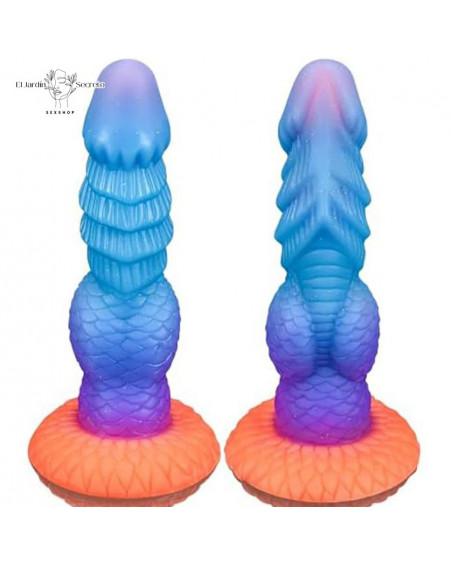 Dildo 21cm Dildo de Fantasía Dildo Anal vaginal Punto G Luminoso