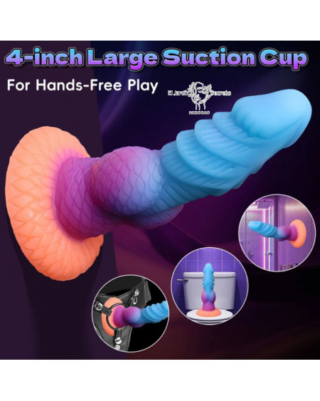 Dildo 21cm con eyaculación Dildo de Fantasía Anal vaginal Punto G