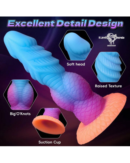 Dildo 21cm con eyaculación Dildo de Fantasía Anal vaginal Punto G