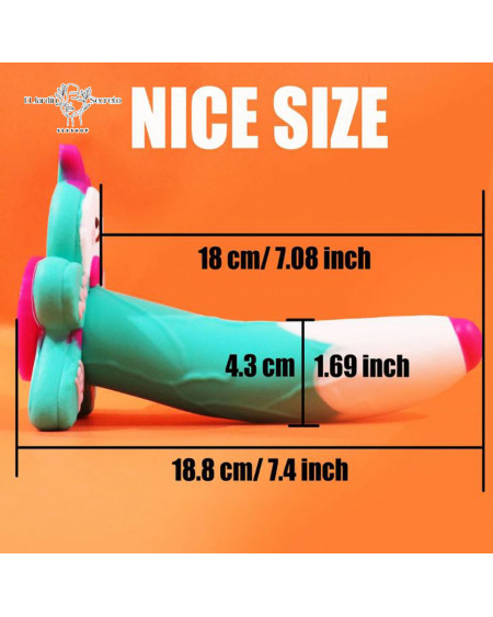 Dildo 18cm Dildo Fantasia galleta navidad Sexo Anal vaginal Punto G
