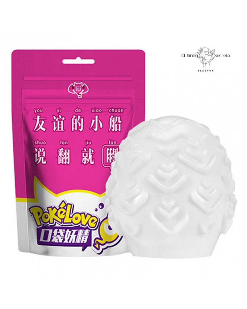 Huevo Masturbador Pene Masturbador Flexible PokeLove Rosa