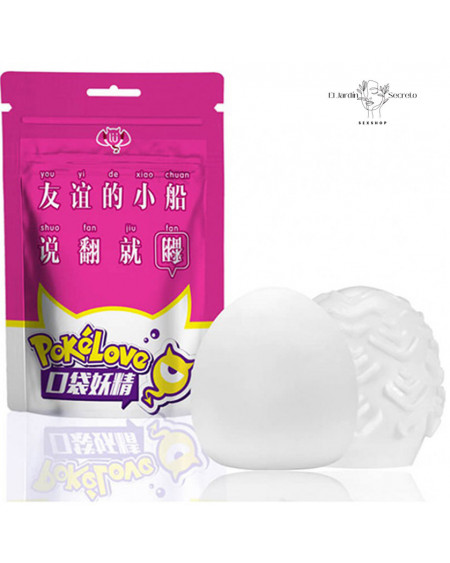 Huevo Masturbador Pene Masturbador Flexible PokeLove Rosa