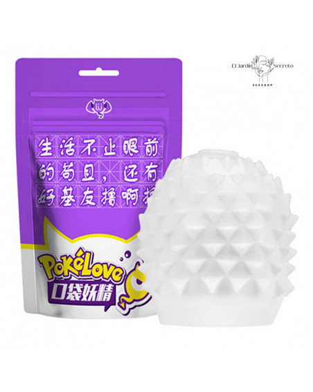 Huevo Masturbador Pene Masturbador Flexible PokeLove Morado