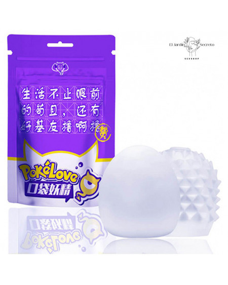 Huevo Masturbador Pene Masturbador Flexible PokeLove Morado