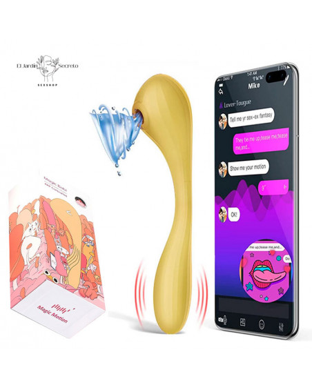 Succionador Clítoris Vibrador Punto G APP Bobi Magic Motion
