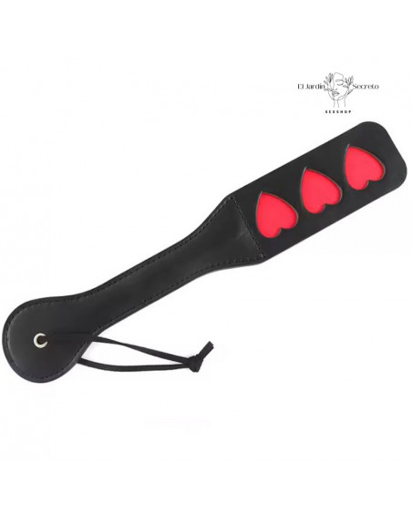 Paleta CORAZON Paleta Negra para Nalgadas Spanking BDSM