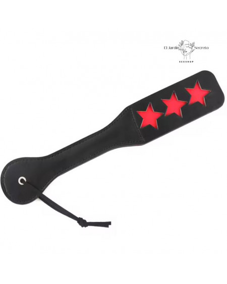 Paleta ESTRELLA Paleta Negra para Nalgadas Spanking BDSM