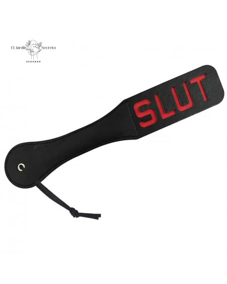 Paleta SLUT Paleta Negra para Nalgadas Spanking BDSM