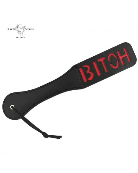 Paleta BITCH Paleta Negra para Nalgadas Spanking BDSM