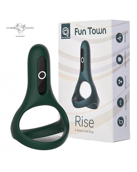 Anillo Para Pene con Vibrador Fun Town Rise Magic Motion