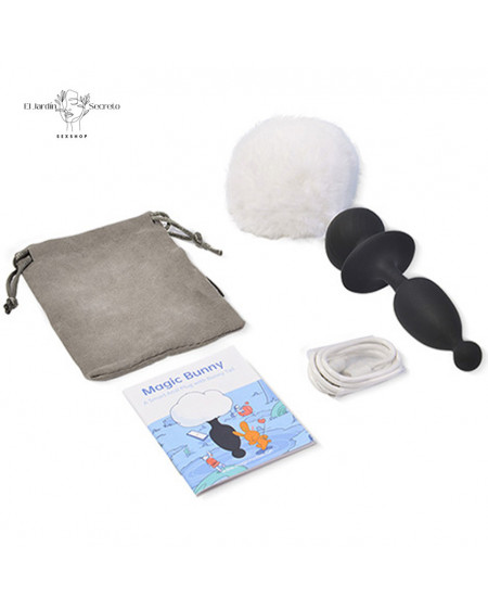 Plug Anal 13cm Conejo con Vibración APP Bunny Magic Motion