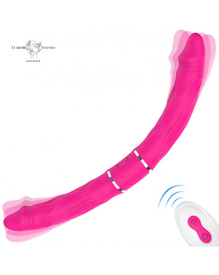 Vibrador Doble Cabeza Anal Vaginal Punto G Cici RCT S-Hande