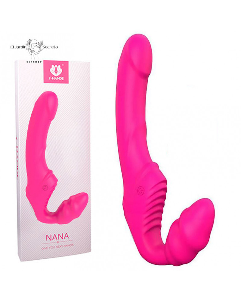 Vibrador Strap On Para Dama Punto G Clítoris Nana S-Hande