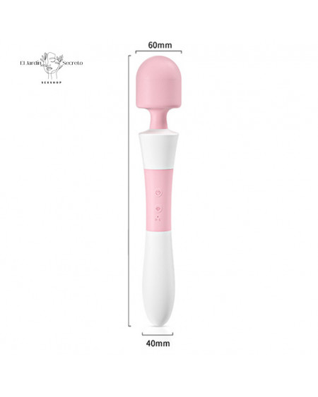 Vibrador 34cm Vibrador Varita Magica Superman AV Wand Pink Lilo