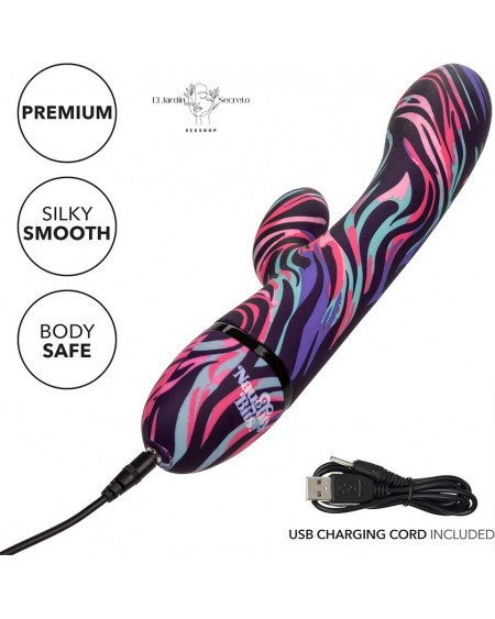 Vibrador Multicolor Para Punto g y Clítoris Ménage à Moi Dual Wand