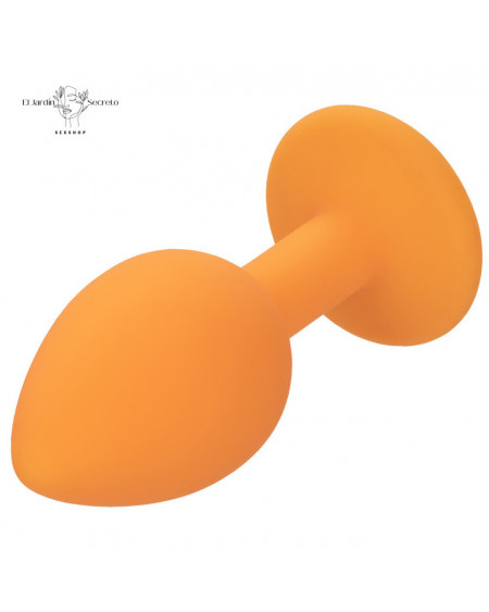 Plug Anal Amarillo Set 3 Plug Sexo Anal Cheeky Gems Orange