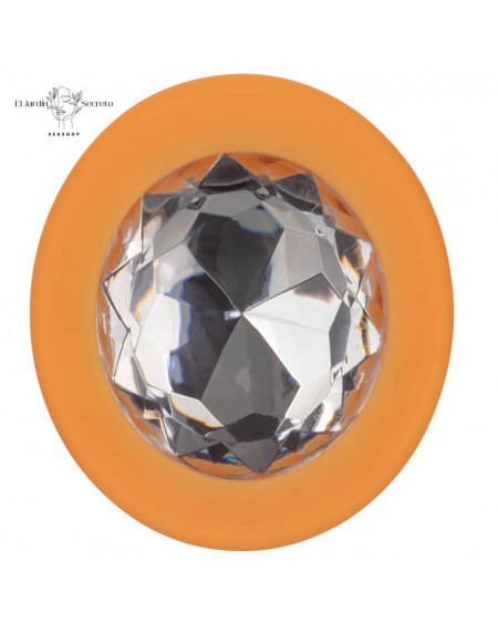 Plug Anal Amarillo Set 3 Plug Sexo Anal Cheeky Gems Orange