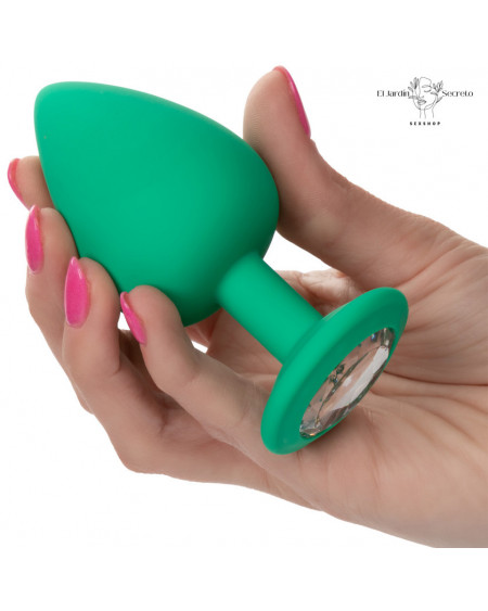 Plug Anal Verde Set 3 Plug Sexo Anal Cheeky Gems Green