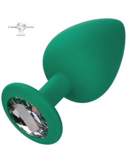 Plug Anal Verde Set 3 Plug Sexo Anal Cheeky Gems Green