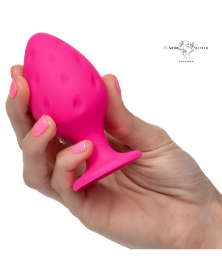 Set 2 Plug Anal Silicon Rosa Plug Sexo Anal  Cheeky Pink