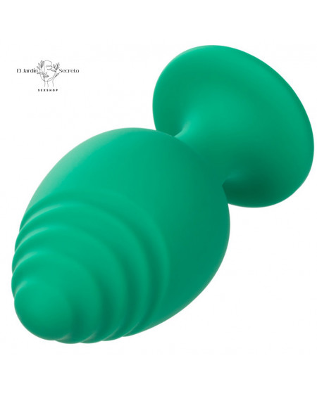Set 2 Plug Anal Silicon Verde Plug Sexo Anal Cheeky Calexotics